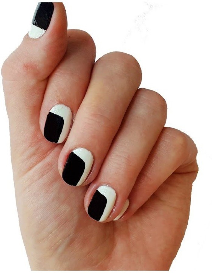 Best Ever Combo Of Black & White Nail Polish to Try in 2019 | Voguetypes