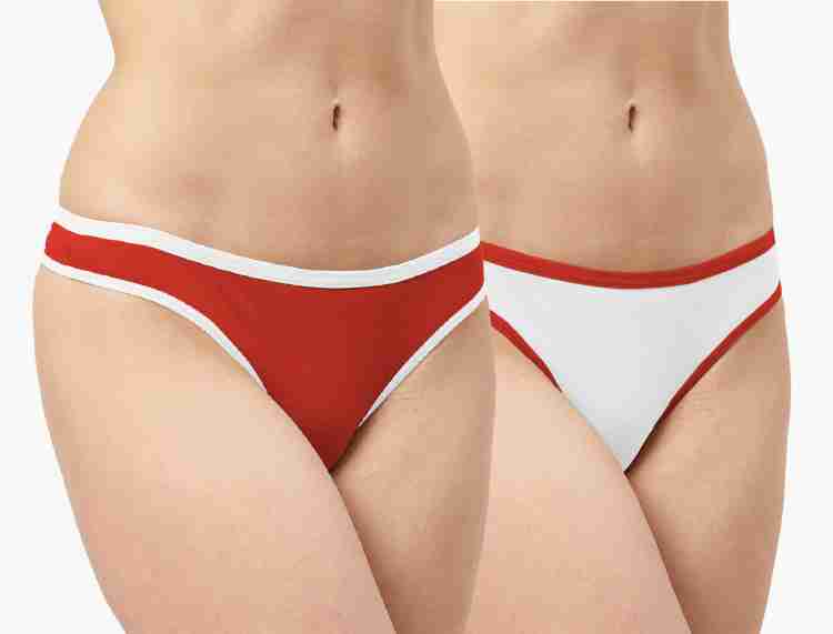 SKYViEW Women Thong Beige, White, Red Panty - Buy SKYViEW Women