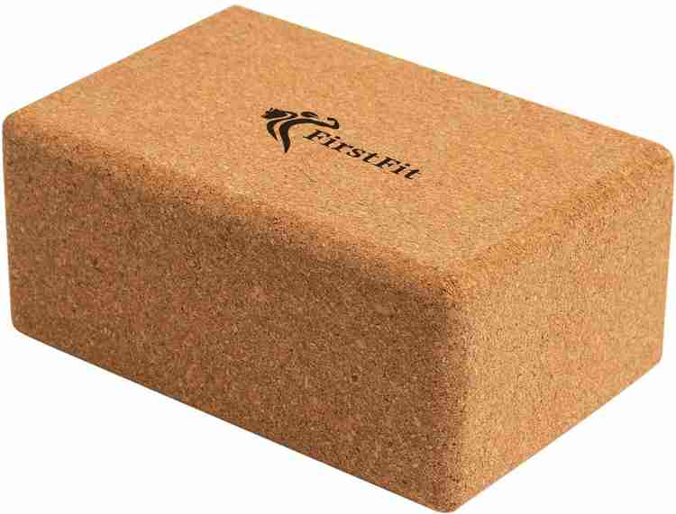 FirstFit Yoga Block Non Slip and Supra Grip Natural Cork Yoga Brick Yoga Blocks Price in India Buy FirstFit Yoga Block Non Slip and Supra Grip Natural Cork Yoga Brick Yoga Blocks online