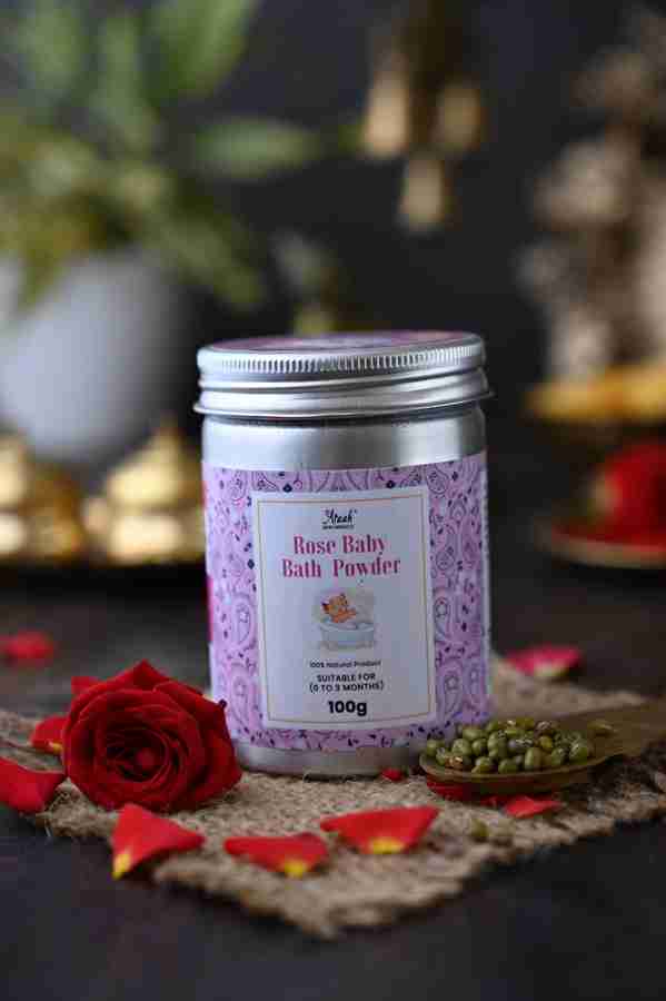 Araah Rose Bath Powder for Babies 0 to 3 Months Price in India