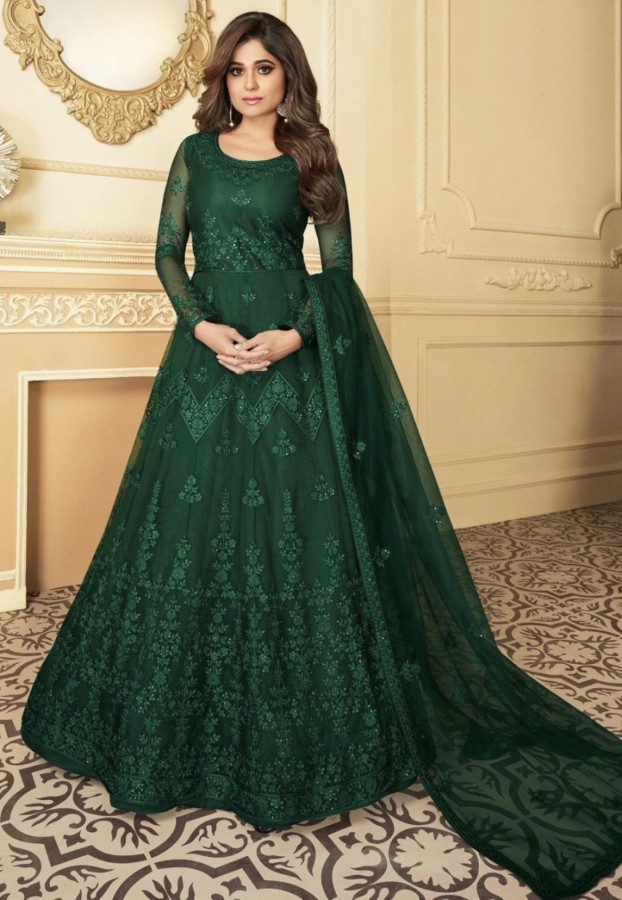 Veniz Enterprise Anarkali Gown Price in India - Buy Veniz Enterprise Anarkali  Gown online at Flipkart.com