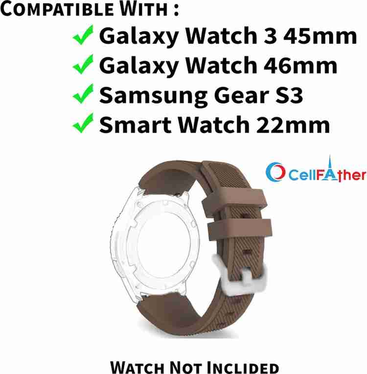 CellFAther Sports Silicone Classic Bracelet Watch Band for Samsung