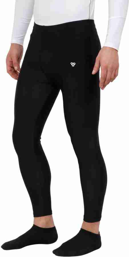 KYK Men's Polyester Spandex Compression Gym Workout Tights Base Layer Pants  Men, Women Compression