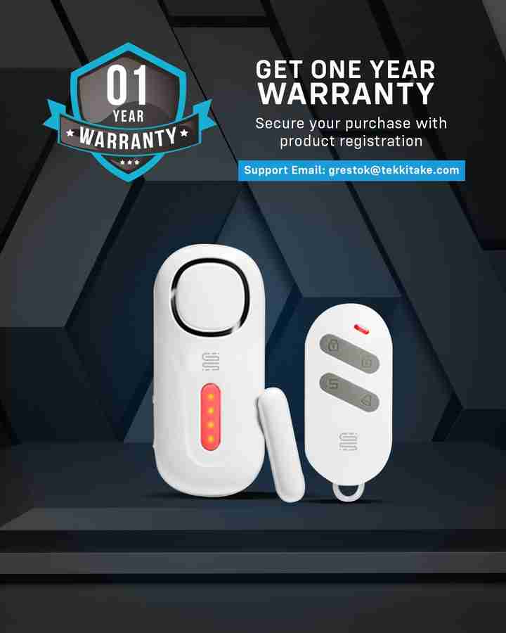Wireless door security sales