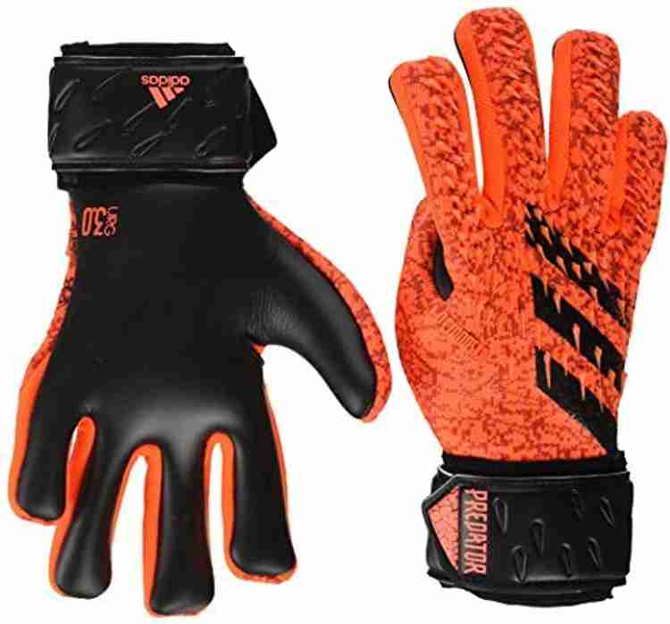Orange adidas online goalkeeper gloves