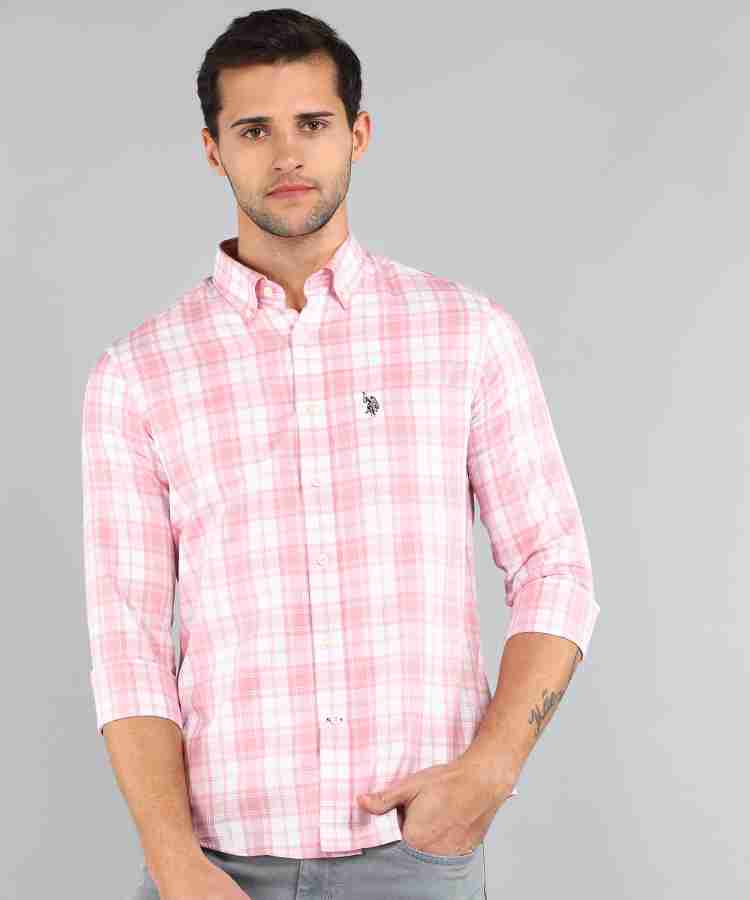 Us polo pink outlet shirt