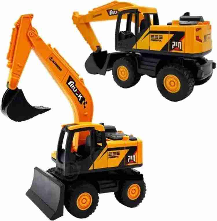 ZLX Excavator Toy for Kids 360 Degree Rotating Construction