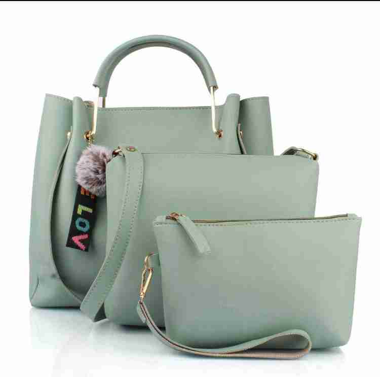 Flipkart kinu Stylish Hand Bag For Women Girl mint green