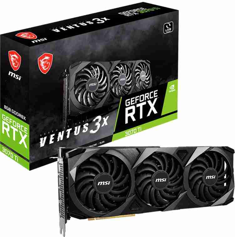 MSI GeForce RTX 3070 Ti VENTUS 3X 8G OC GDDR6X 8 GB NVIDIA Chipset 