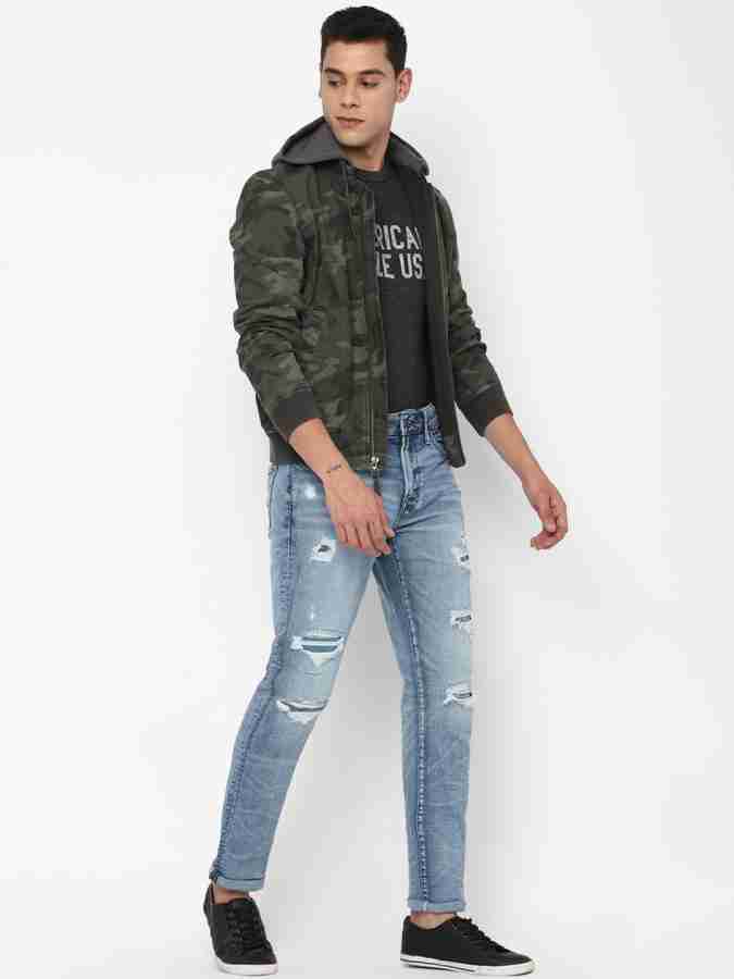 American eagle on sale bomber jacket mens