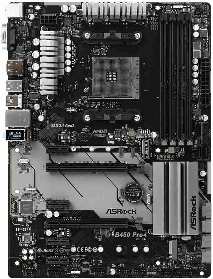 ASRock B450 Pro4 Motherboard - ASRock : Flipkart.com