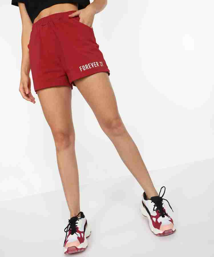 FOREVER 21 Printed Women Red Regular Shorts Buy FOREVER 21 Printed Women Red Regular Shorts Online at Best Prices in India Flipkart