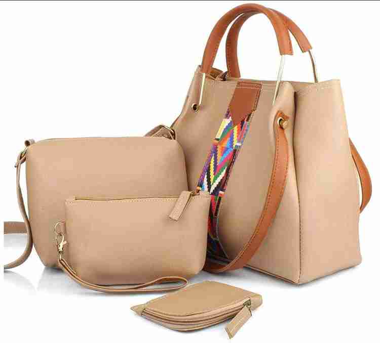 kinu Women Large Capacity Shoulder Bags Women Fashion Handbags Shoulder Bag Bib cream Shoulder Bag Shoulder Bag Flipkart
