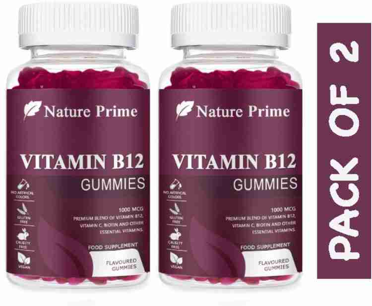 Nature Prime Vitamin D3 K2 B12 Gummies for Women Men Kids SD46