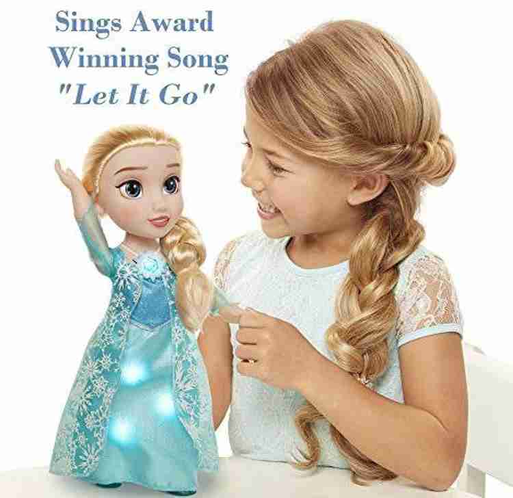 Disney Frozen Snow Glow Elsa Doll Features Iconic ICY Blue Snowflake Dress Sings Let It Go Snow Glow Elsa Doll Features Iconic ICY Blue Snowflake Dress Sings