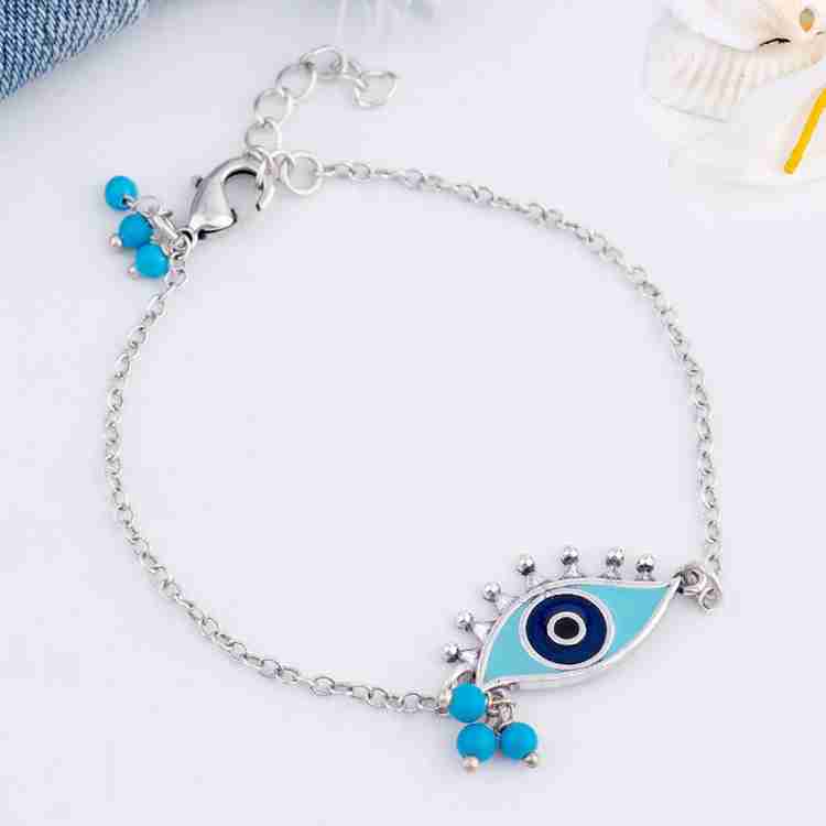 Voylla Brass Silver Bracelet Price in India Buy Voylla Brass