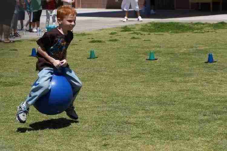 primesale HOPP Ball Rubber Bubble Hop Ball with Handle Bouncy Ball