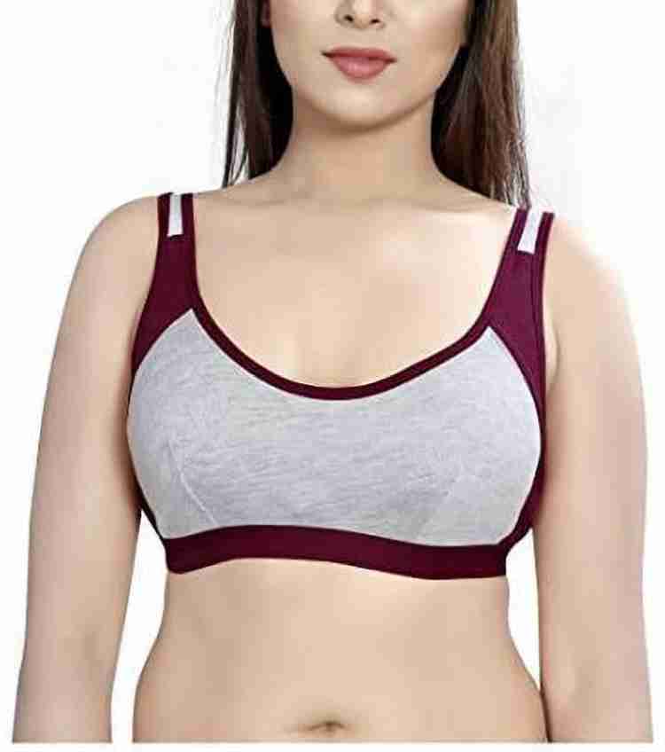 moms angel Women's Cotton Non Padded Non-Wired Sports Bra Women Sports Non  Padded Bra - Buy moms angel Women's Cotton Non Padded Non-Wired Sports Bra  Women Sports Non Padded Bra Online at