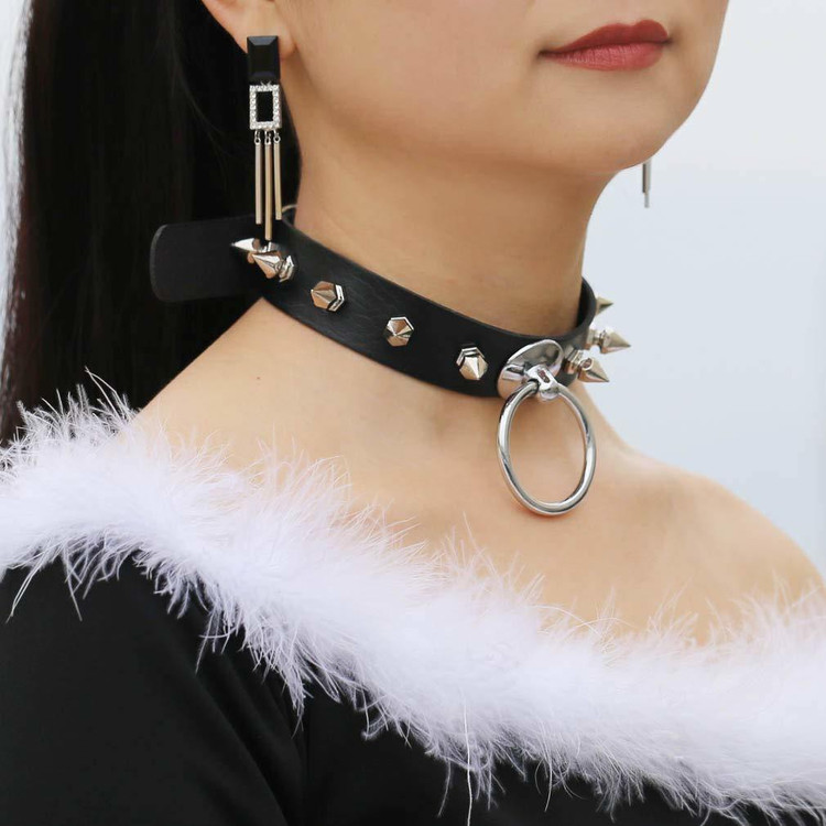 アクセサリー here's CETACEA LEATHER CHOKER NECKLACE CETACEA LEATHER CHOKER NECKLACE – h'eres