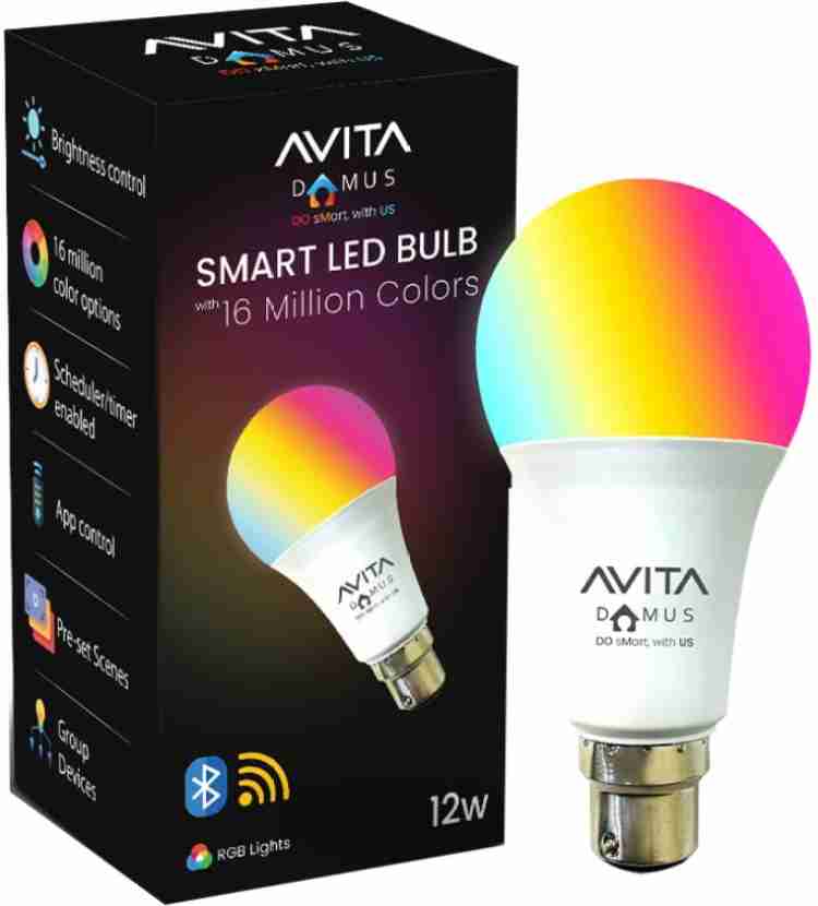 Garza Smart Home Bombilla LED (5,5 W, E14, Color de luz: Blanco neutro,  Intensidad regulable, Redonda)