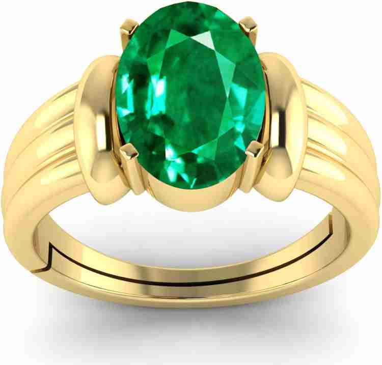 Panna stone gold ring deals design for man