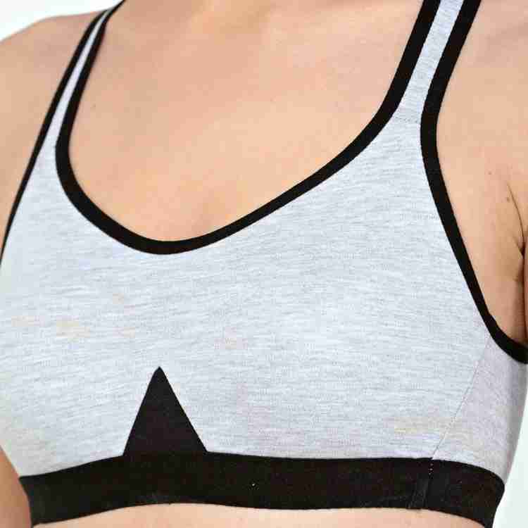 Deevaz Combo Of 2 Seamless Non-Wired Sports Bra With Removable Cups In –