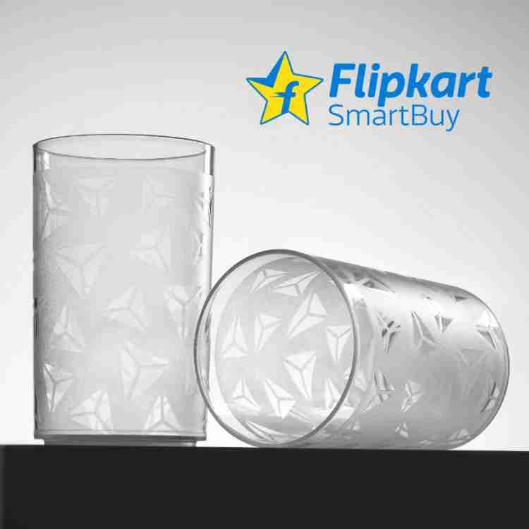 Flipkart SmartBuy (Pack of 6) Clear Prism With Morpicch Designe