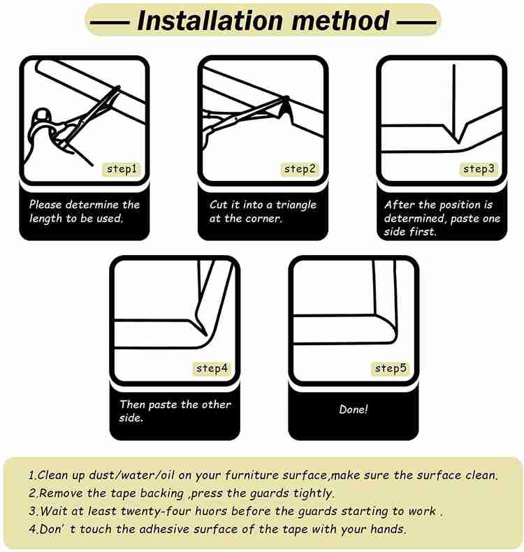 Foam wall online corner protectors