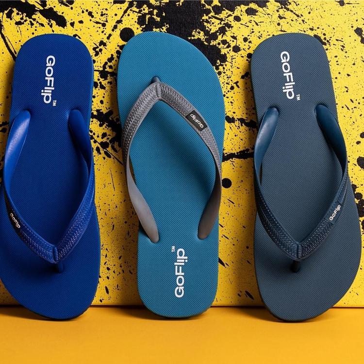 GoFlip Men Men's Anti Slip Natural Rubber Home Slippers Turquoise-UK8 Flip  Flops - Buy GoFlip Men Men's Anti Slip Natural Rubber Home Slippers  Turquoise-UK8 Flip Flops Online at Best Price - Shop