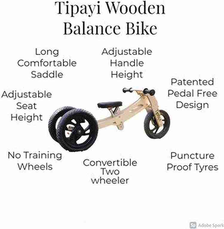 Wooden balance trike sales