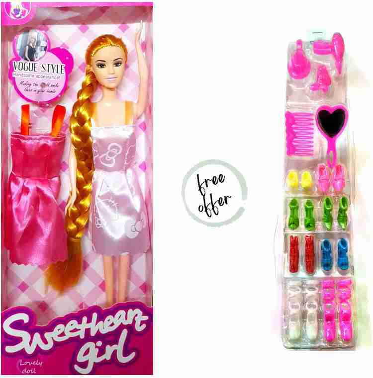 Shirsti collection Long Hairs Princess Single Doll for Kids and