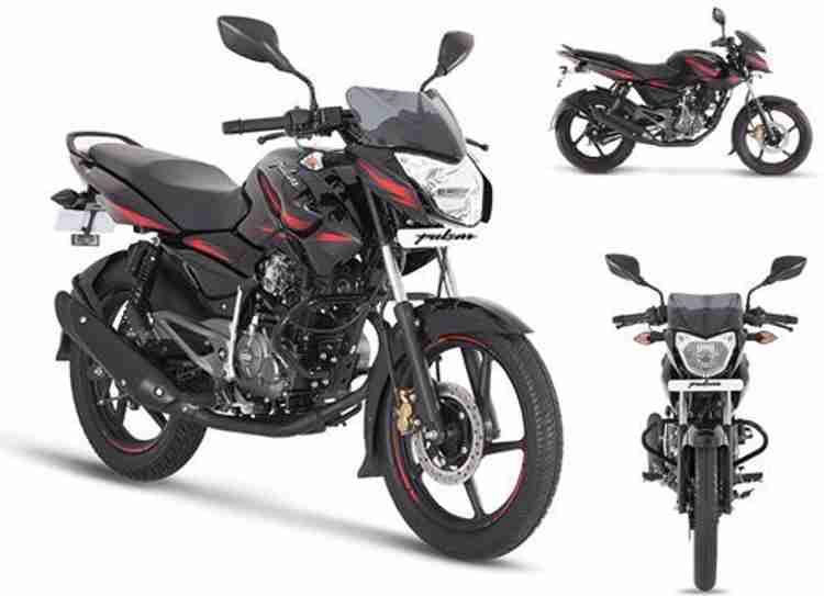 Stitchers BAJAJ PULSAR 135 LS DTS I BIKE BLACK SEAT COVER Single
