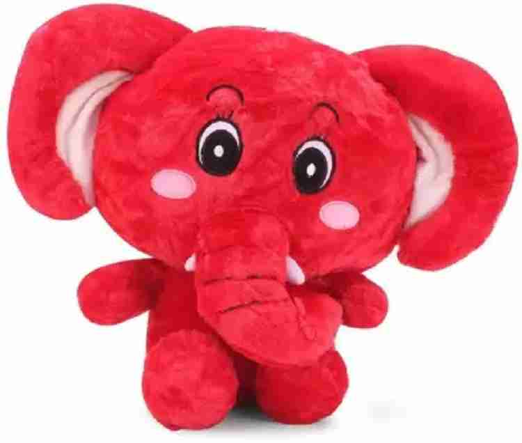 Red stuffed elephant clearance