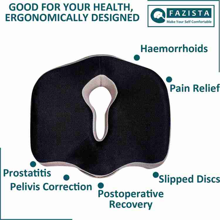 Fazista Seat Cushion For Lower Back Tailbone Coccyx Hemorrhoid