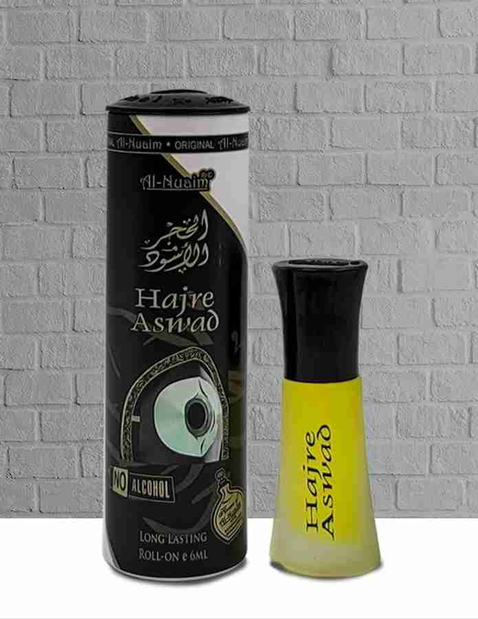 Al Nuaim Brand 100 Original Hajre Aswad 6Ml Great Fragrance Long Lasting Unisex Floral Attar