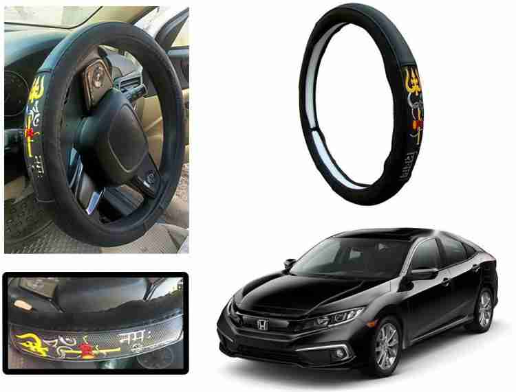 Steering wheel cover on sale for honda civic