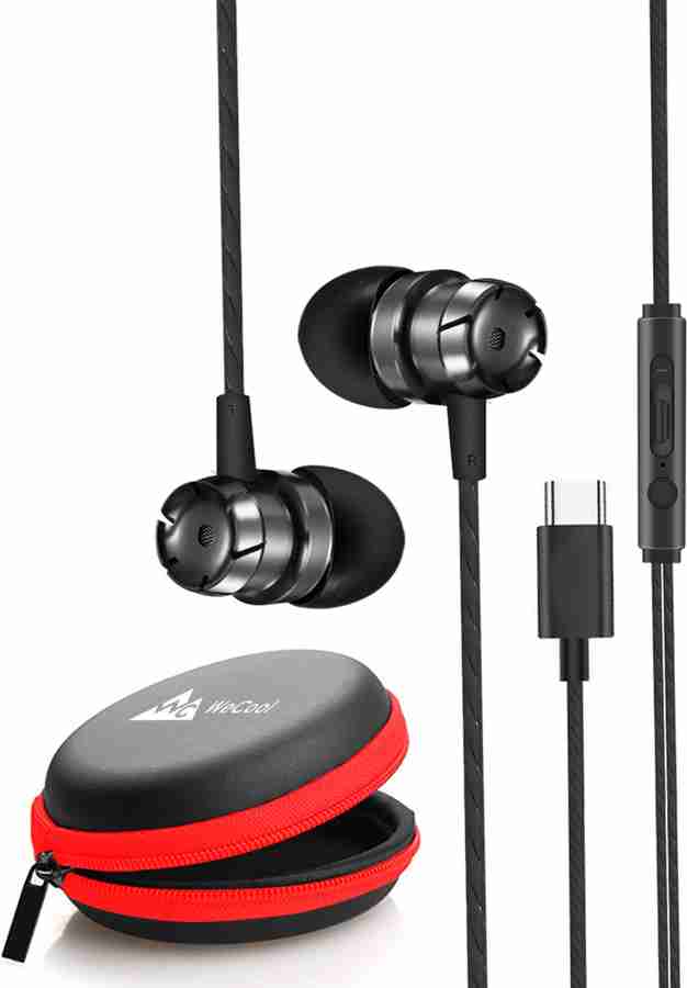 WeCool W011 Type C earphones headphones with mic Wired Price in India Buy WeCool W011 Type C earphones headphones with mic Wired Online WeCool Flipkart