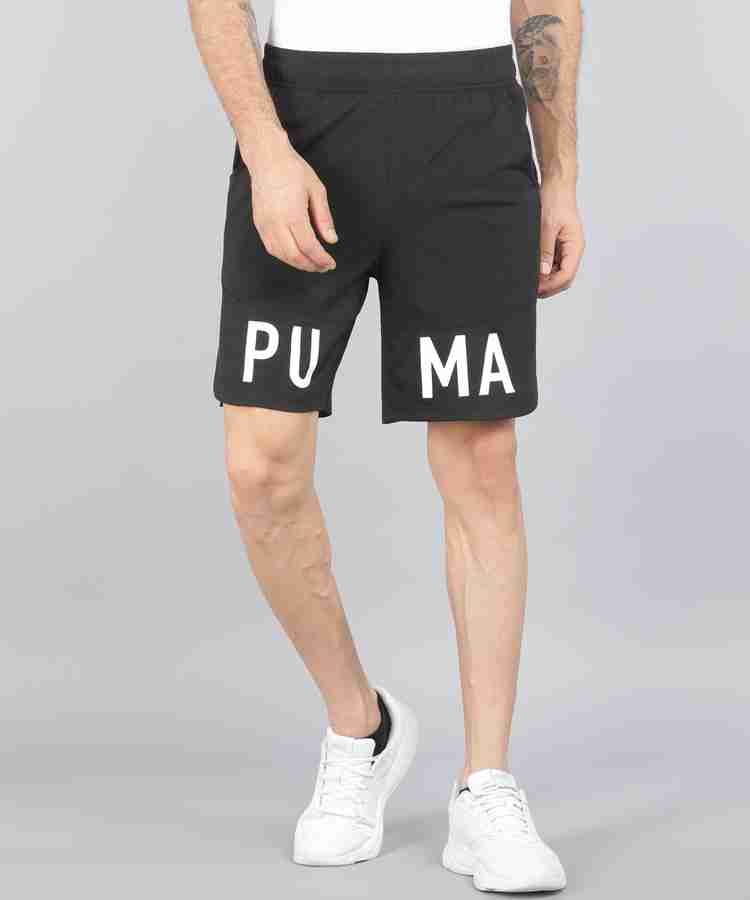 PUMA Printed Men Black Sports Shorts Buy PUMA Printed Men Black