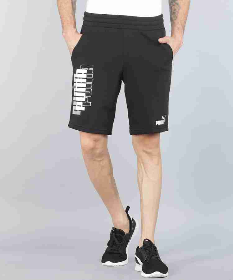 PUMA Printed Men Black Basic Shorts Buy PUMA Printed Men Black Basic Shorts Online at Best Prices in India Flipkart