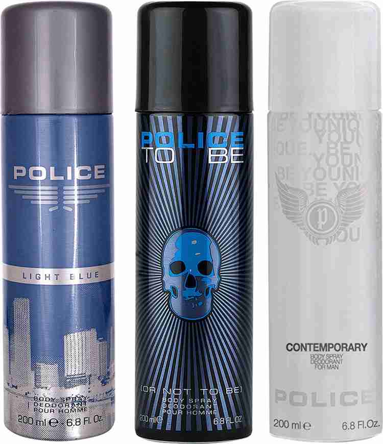 POLICE Light Blue To Be Man Contemporary Deodorant Spray For