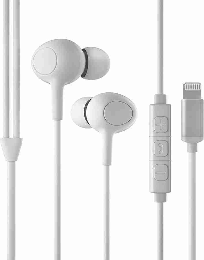 UNIQUE GADGETS MFi Certified Earphones For 7 8PLUS XR Xs Max 11 12