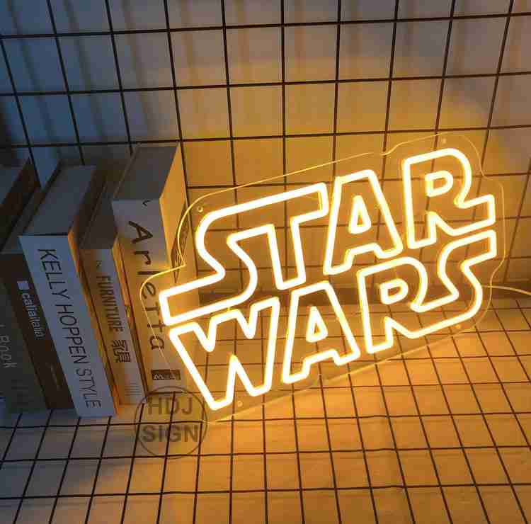 THE PARTY PLANET Star Wars LED Neon Signs Light for Room