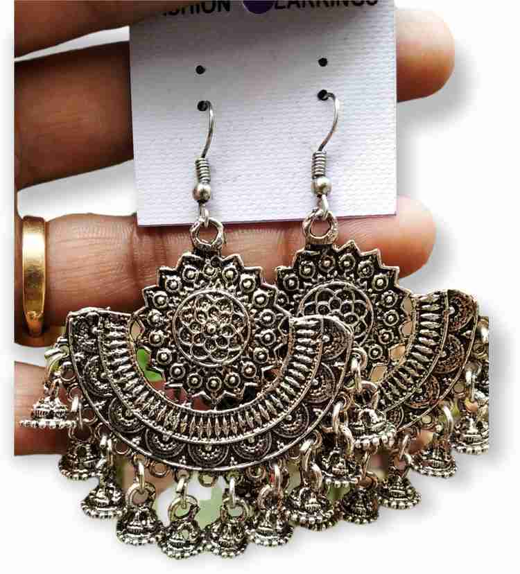 Metal earrings flipkart discount