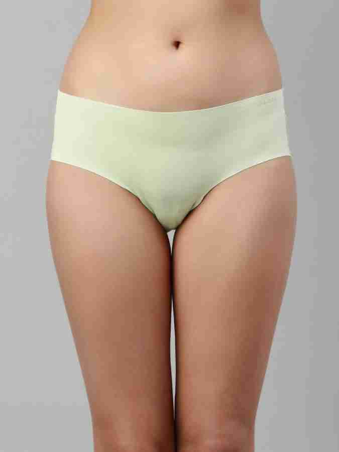 Enamor Women's Mid Waist Full Coverage 100% Cotton Crotch Hipster Panty  (Pack of 1) - PH40(PH40-Armygreencombo-S)