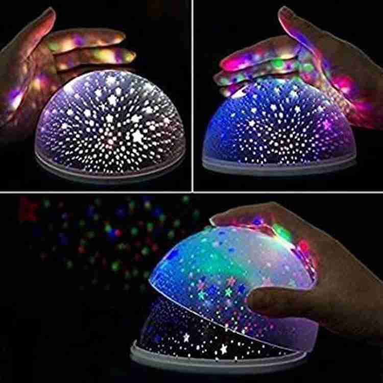 Star moon light shop rotating projector lamp