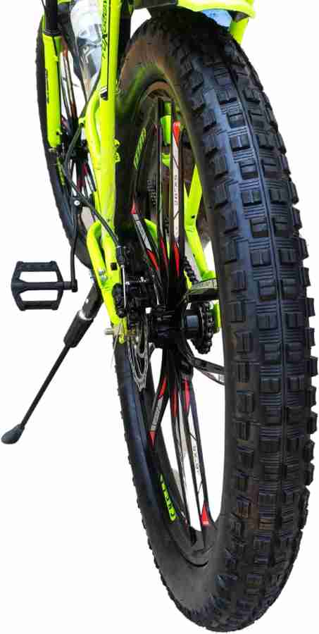 FOXGLOVE X-FACTOR 26.300 IBC F GREEN 6 SPOKE MAGNESIUM WHEEL FAT TIRE TUBE  90 % FITTED 26 T Fat Tyre Cycle Price in India - Buy FOXGLOVE X-FACTOR  26.300 IBC F GREEN