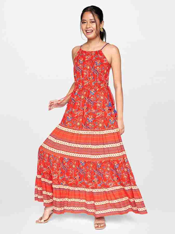 GLOBAL DESI Women Fit and Flare Red Dress Buy GLOBAL DESI Women Fit and Flare Red Dress Online at Best Prices in India Flipkart