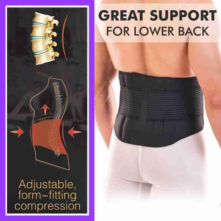 Adjustable Lumbar Back Brace Anti-skid Waist Support Belt for Men