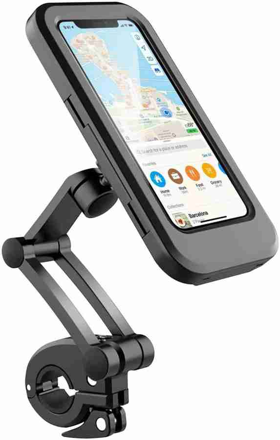 Deoxys Bike Phone Mount Waterproof Cell Phone Holder 360 Rotation