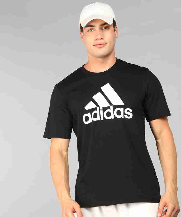 Adidas black best sale t shirt india